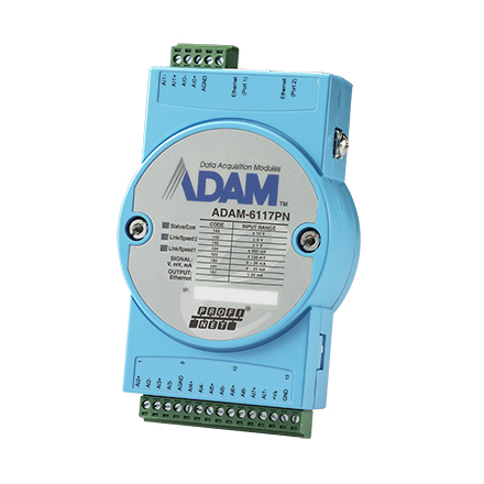 Advantech Adam-6117Pn Profinet Modülü, 8-kanal İzole Analog Giriş PROFINET Modülü, Otomasyon ürünleri,